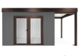 GARDEON® Gartenhaus mit doppelt verglasten Türen