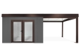 GARDEON® Gartenhaus mit doppelt verglasten Türen