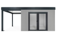 GARDEON® Gartenhaus mit doppelt verglasten Türen