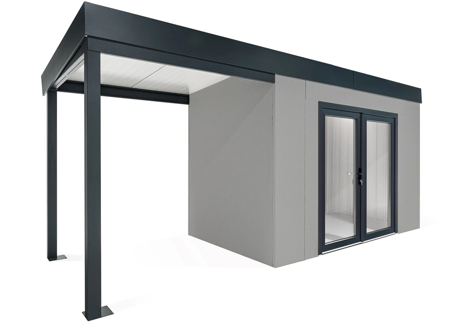 GARDEON® Gartenhaus mit doppelt verglasten Türen