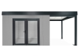 GARDEON® Gartenhaus mit doppelt verglasten Türen