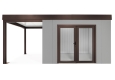 GARDEON® Gartenhaus mit doppelt verglasten Türen