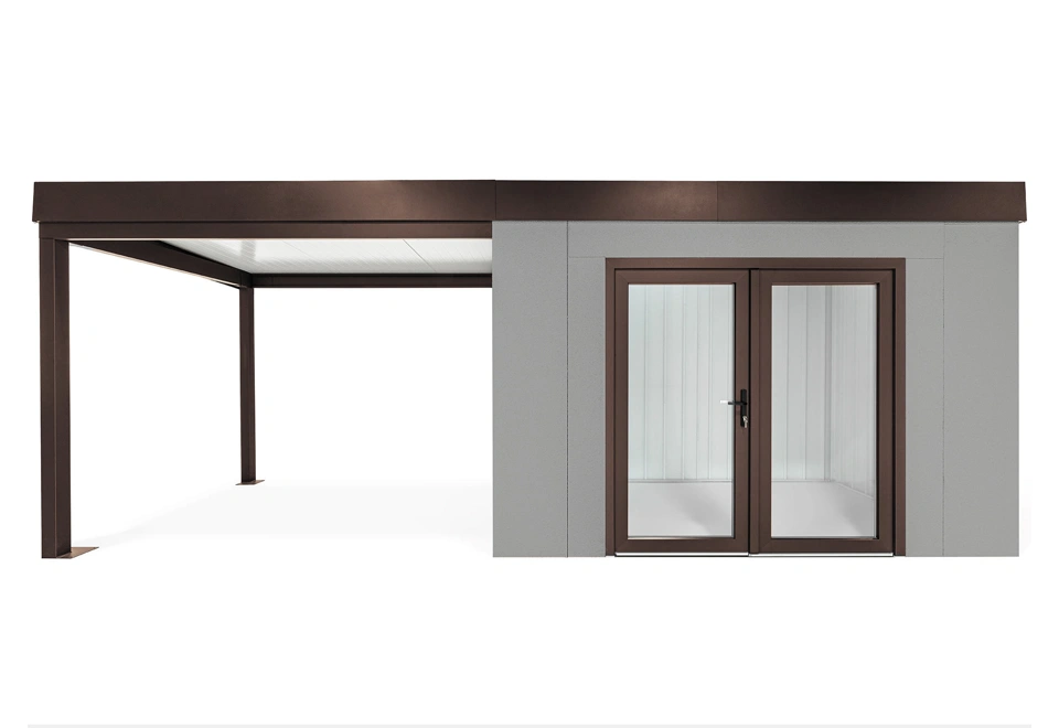 GARDEON® Gartenhaus mit doppelt verglasten Türen