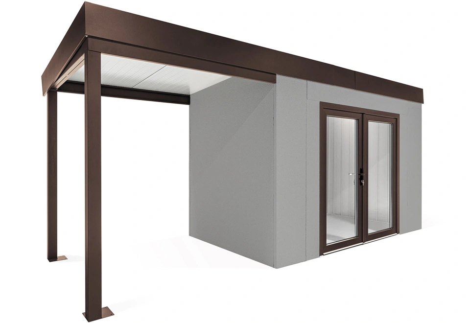 GARDEON® Gartenhaus mit doppelt verglasten Türen