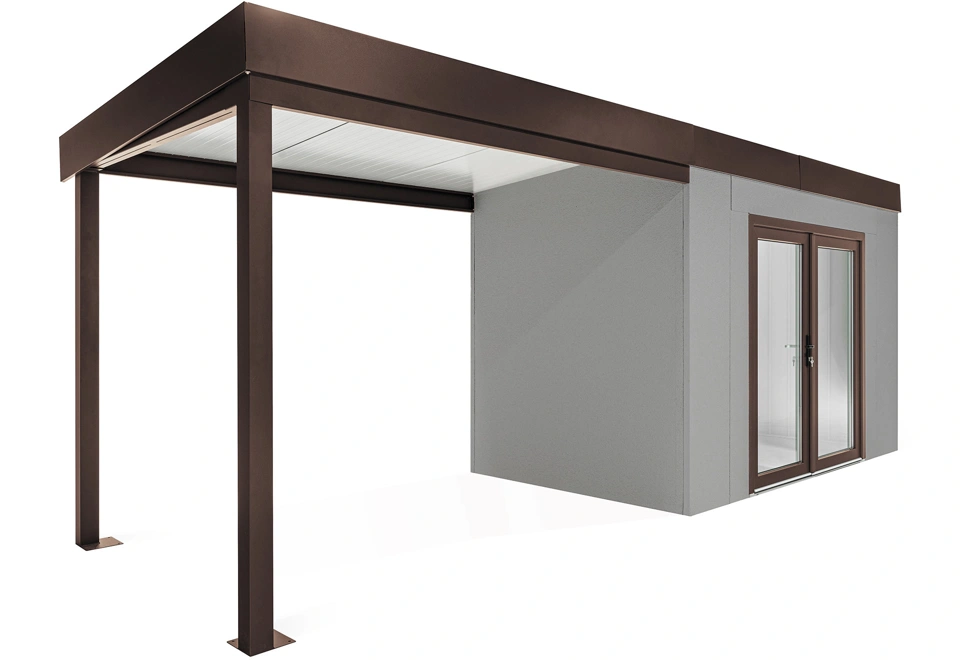 GARDEON® Gartenhaus mit doppelt verglasten Türen