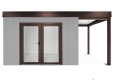 GARDEON® Gartenhaus mit doppelt verglasten Türen