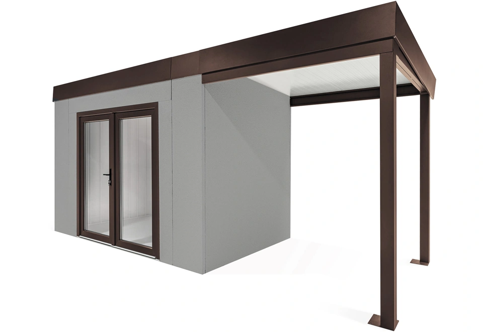 GARDEON® Gartenhaus mit doppelt verglasten Türen