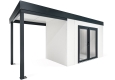 GARDEON® Gartenhaus mit doppelt verglasten Türen