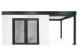 GARDEON® Gartenhaus mit doppelt verglasten Türen