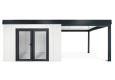 GARDEON® Gartenhaus mit doppelt verglasten Türen
