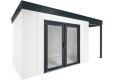 GARDEON® Gartenhaus mit doppelt verglasten Türen