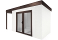 GARDEON® Gartenhaus mit doppelt verglasten Türen
