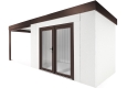 GARDEON® Gartenhaus mit doppelt verglasten Türen