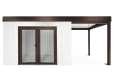 GARDEON® Gartenhaus mit doppelt verglasten Türen