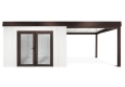 GARDEON® Gartenhaus mit doppelt verglasten Türen