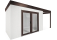 GARDEON® Gartenhaus mit doppelt verglasten Türen