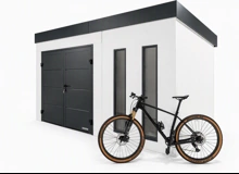 GARDEON® Gartenhaus mit doppelten Hörmann-Türen und zwei Lichtbändern
