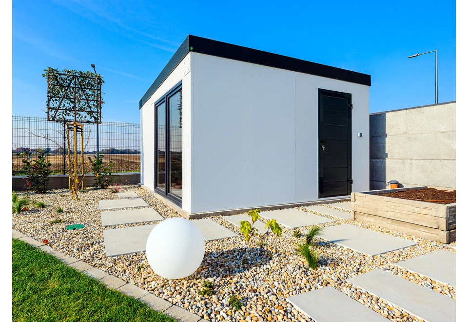 GARDEON® Gartenhaus mit Doppelverglasung und einflügeligen Türen
