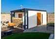 GARDEON® Gartenhaus mit Fenster, Lichtband und Überdachung