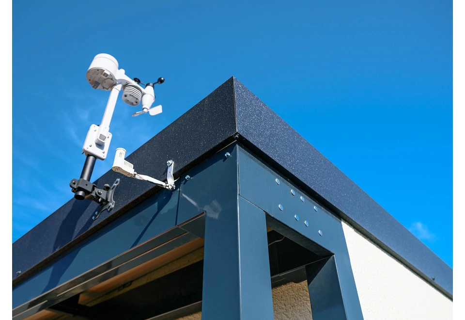 GARDEON® Gartenhaus mit Fenster, Lichtband und Überdachung