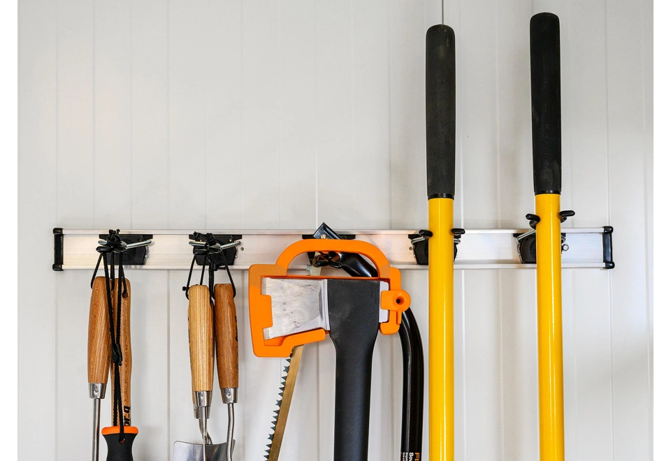 GARDEON® Gartenhaus mit Fenster, Lichtband und Überdachung