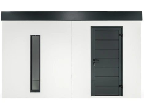 GARDEON® Gartenhaus mit Hörmann-Tür und Lichtband