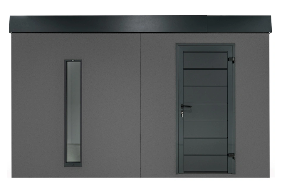 GARDEON® Gartenhaus mit Hörmann-Tür und Lichtband