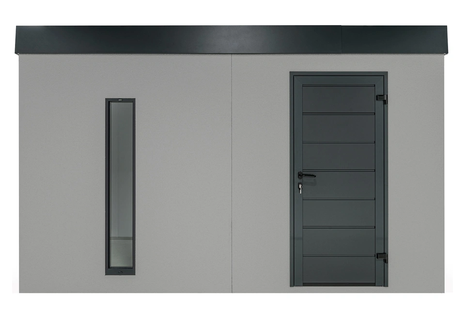 GARDEON® Gartenhaus mit Hörmann-Tür und Lichtband