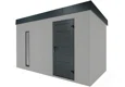 GARDEON® Gartenhaus mit Hörmann-Tür und Lichtband