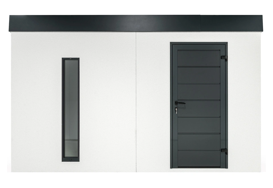 GARDEON® Gartenhaus mit Hörmann-Tür und Lichtband