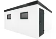 GARDEON® Gartenhaus mit Hörmann-Tür und zwei Lichtbändern