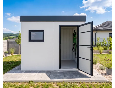 GARDEON® Gartenhaus mit Hörmann-Türen und Fenster