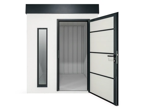 GARDEON® Gartenhaus mit Hörmann-Türen und Lichtband