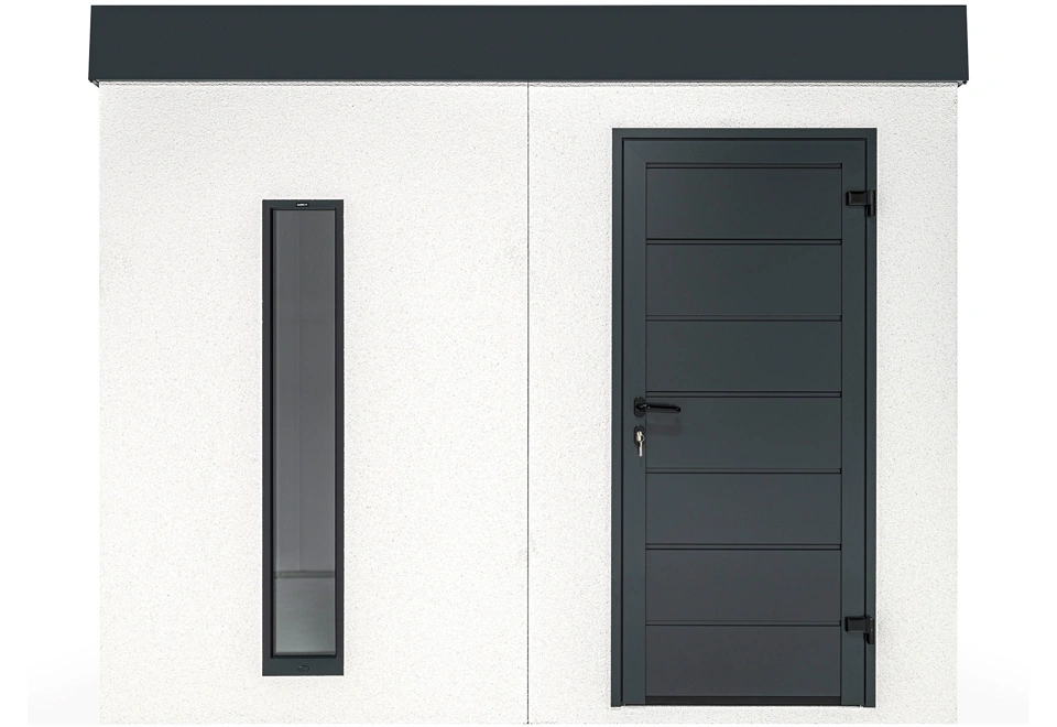 GARDEON® Gartenhaus mit Hörmann-Türen und Lichtband