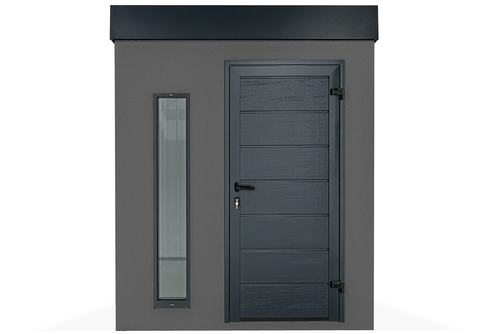 GARDEON® Gartenhaus mit Hörmann-Türen und Lichtband