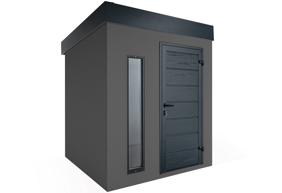 GARDEON® Gartenhaus mit Hörmann-Türen und Lichtband