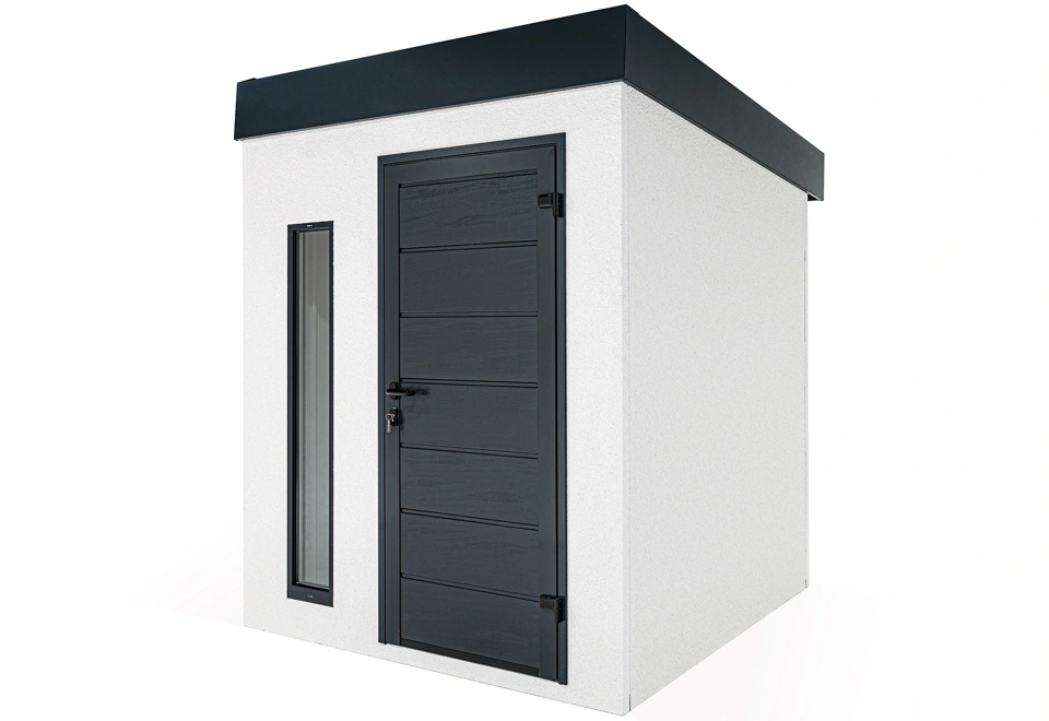 GARDEON® Gartenhaus mit Hörmann-Türen und Lichtband