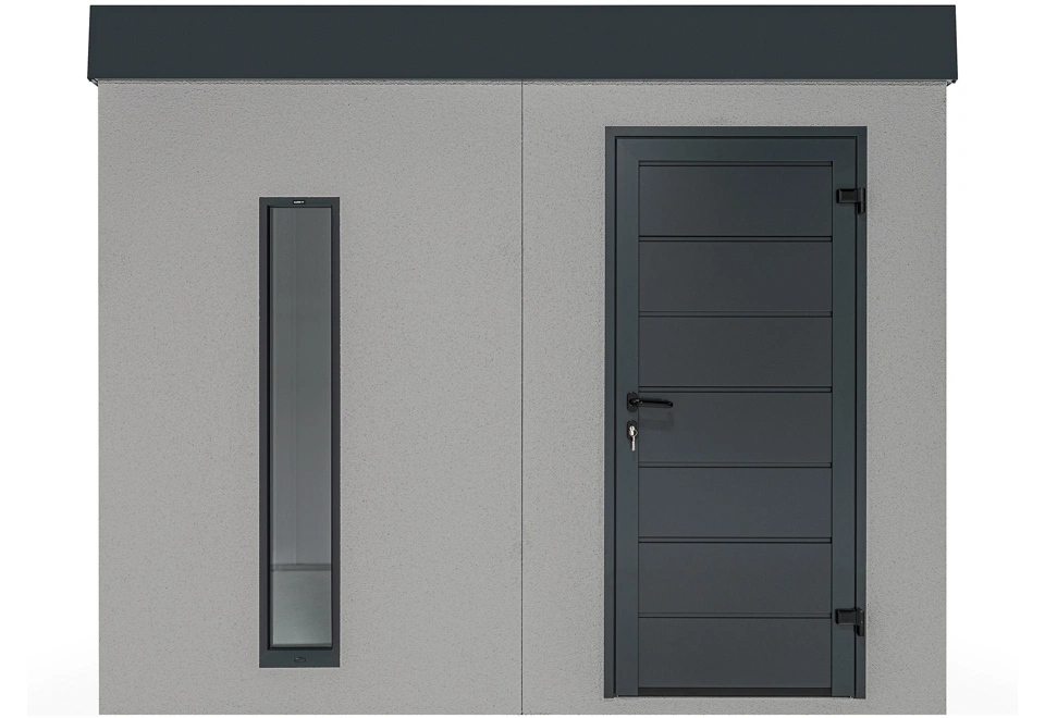 GARDEON® Gartenhaus mit Hörmann-Türen und Lichtband