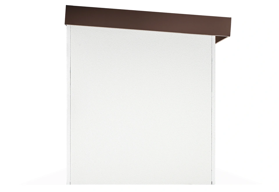 GARDEON® Gartenhaus mit Hörmann-Türen und überdachtem Bereich