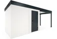 GARDEON® Gartenhaus mit Hörmann-Türen und überdachtem Bereich