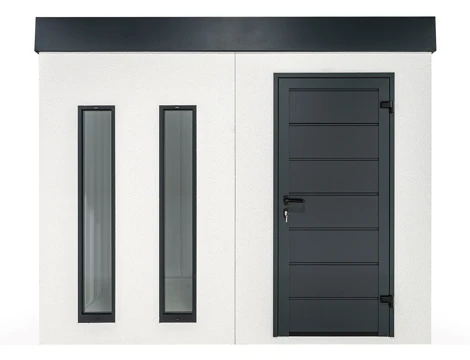 GARDEON® Gartenhaus mit Hörmann-Türen und zwei Lichtbändern