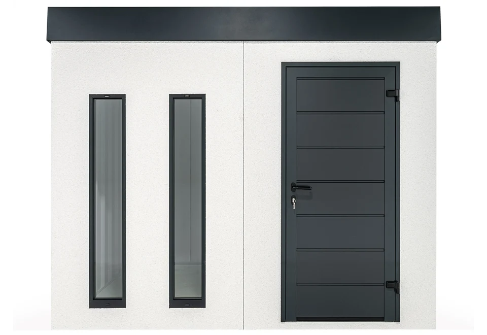 GARDEON® Gartenhaus mit Hörmann-Türen und zwei Lichtbändern