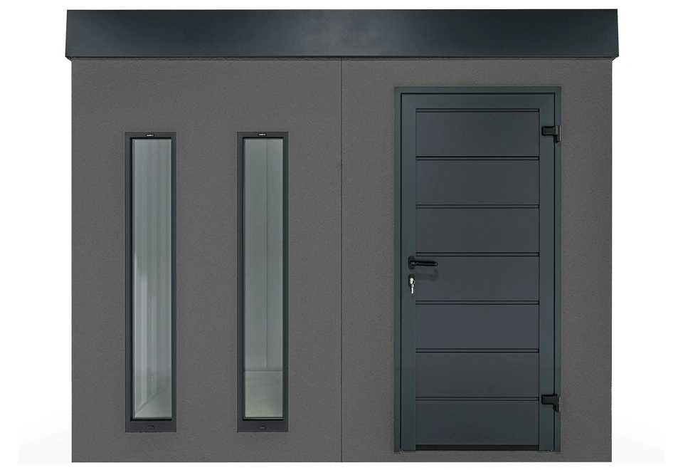 GARDEON® Gartenhaus mit Hörmann-Türen und zwei Lichtbändern