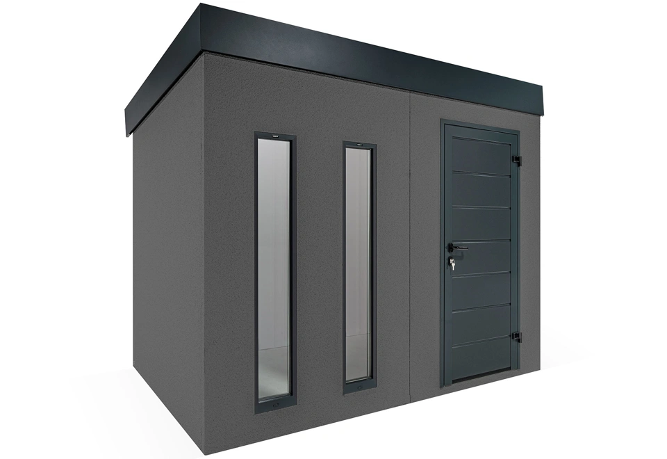 GARDEON® Gartenhaus mit Hörmann-Türen und zwei Lichtbändern
