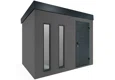 GARDEON® Gartenhaus mit Hörmann-Türen und zwei Lichtbändern