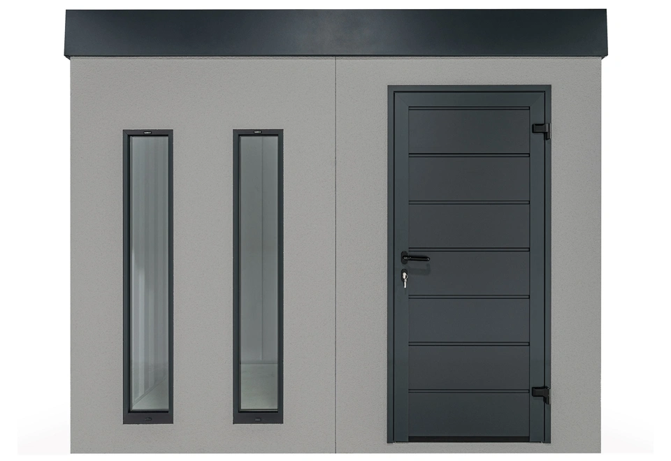 GARDEON® Gartenhaus mit Hörmann-Türen und zwei Lichtbändern