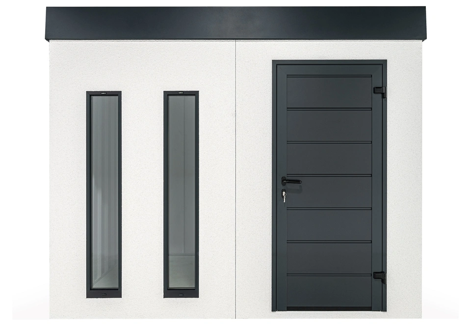 GARDEON® Gartenhaus mit Hörmann-Türen und zwei Lichtbändern