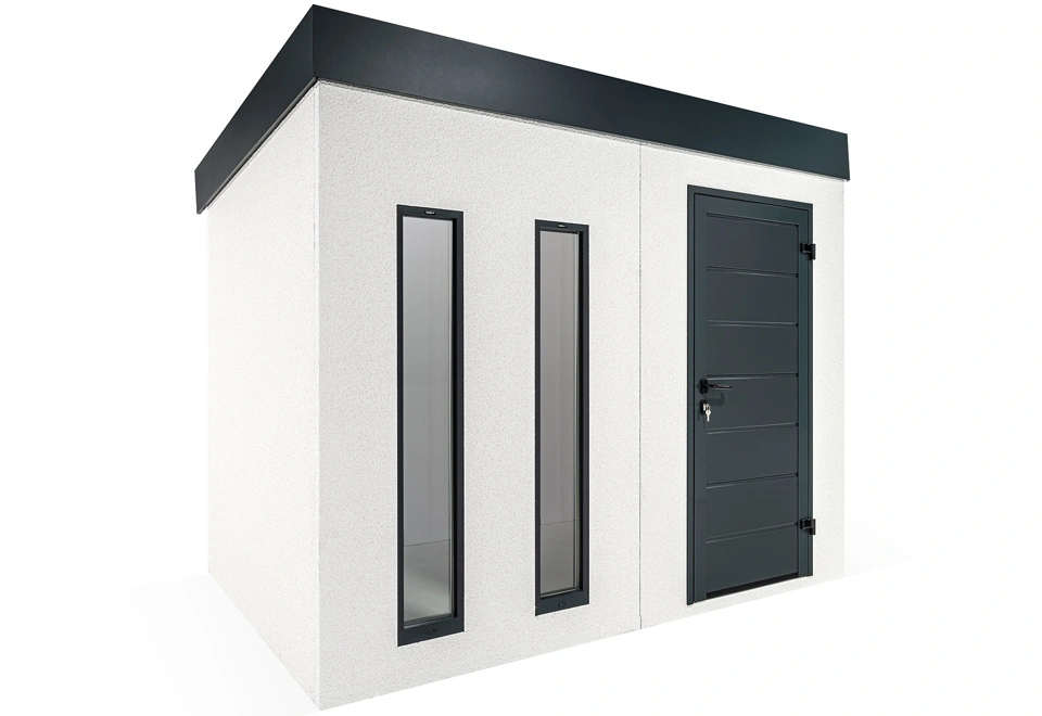 GARDEON® Gartenhaus mit Hörmann-Türen und zwei Lichtbändern