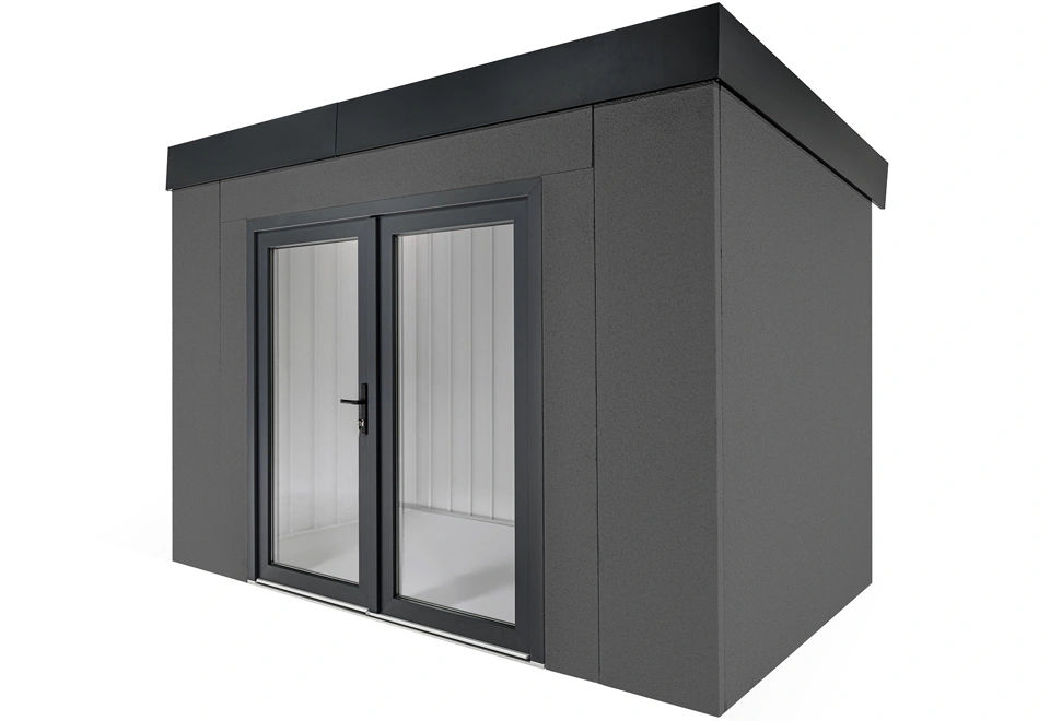 GARDEON® Gartenhaus mit Panorama-Doppelflügeltür