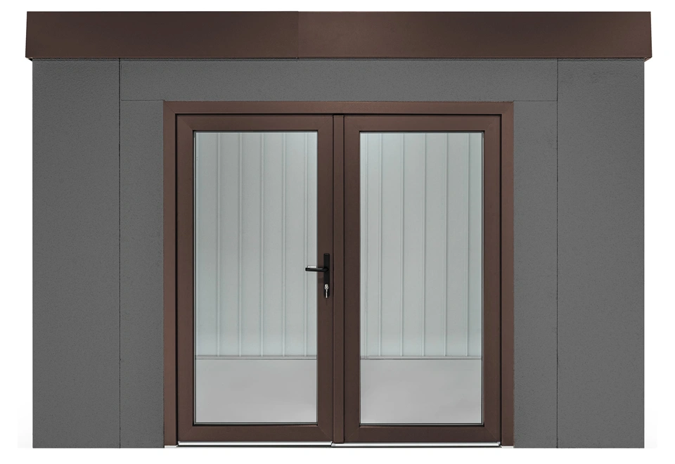 GARDEON® Gartenhaus mit Panorama-Doppelflügeltür